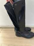 Bota cano alto com designer glitter N38