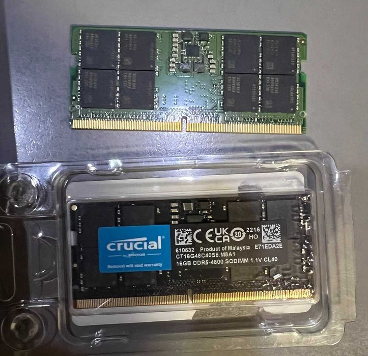 Память PC5-38400 DDR5-4800 2x16GB 4x16GB sodimm