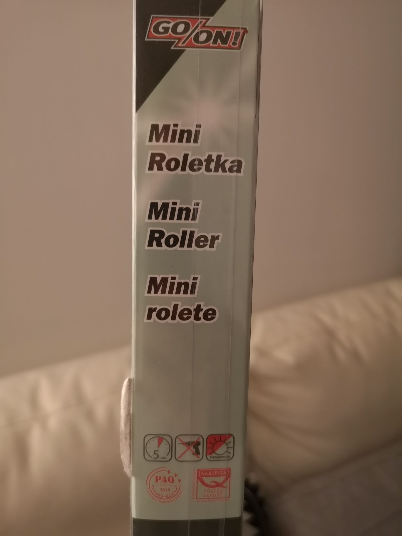 Roleta okienna zielona