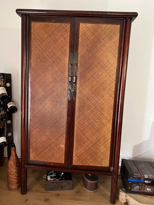 Móvel sala bar madeira maciça