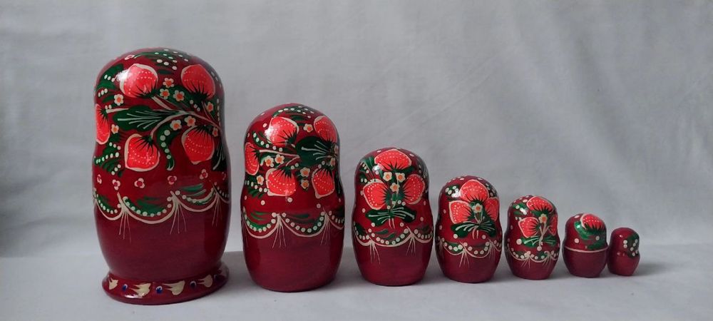 Продам матрёшки, 7 штук в наборе, ручная работа