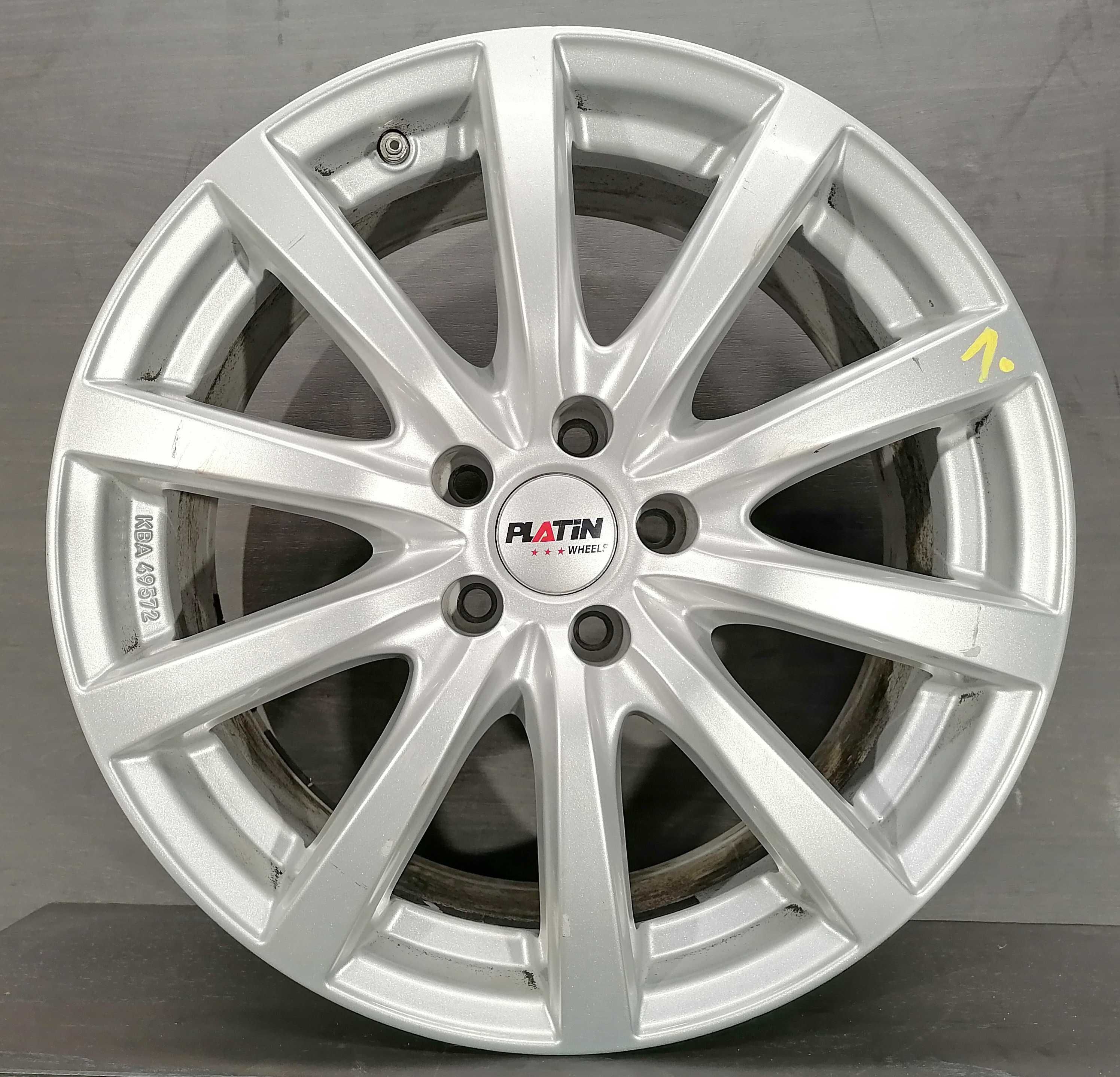 5x108 R18 ET 45 4x felgi aluminiowe Platin / Volvo Ford / montaż