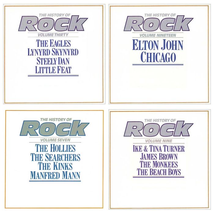 LP Rock History of Rock-Judas Priest,Saxon,Cream,Black Sabath vol.1