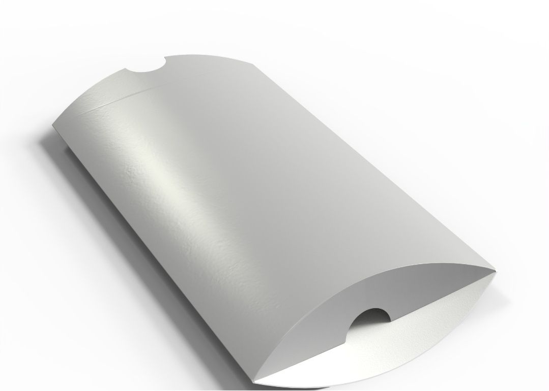 PMELCXD 12 sztuk pudełek prezentowych w kształcie poduszki silver