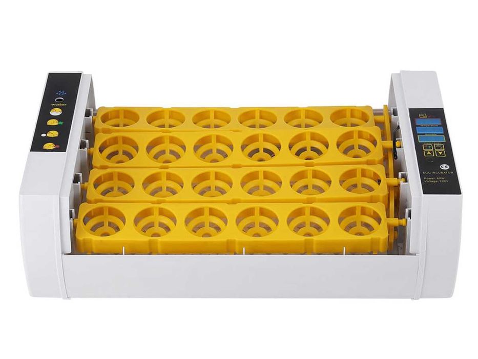 INKUBATOR klujnik automatyczny do 24 JAJ wylęgu na jaja GADÓW I DROBIU