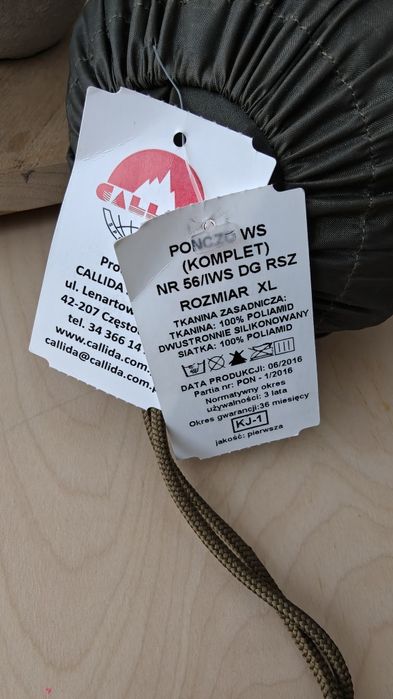 Ponczo wojsk specjalnych nr 56/iws DG RSZ rozmiar XL