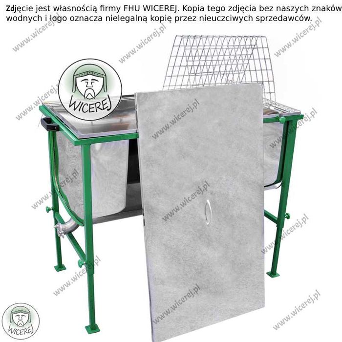 Stół 1m do Odsklepiania Sito i Pokrywa Dadant Wielkopolski Nierdzewny