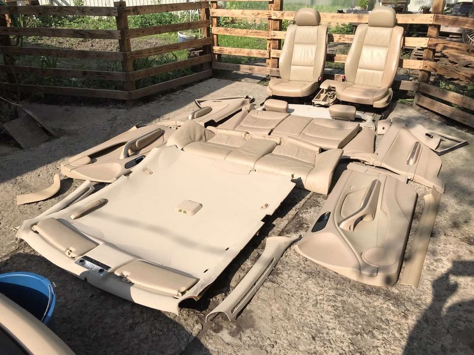 BMW e46 купе бежевий салон