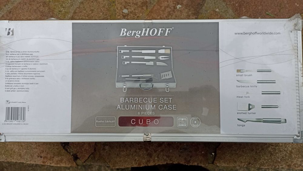 Набор для гриль-барбекю из 6 предметов BERTGOFF 1108180 Cubo