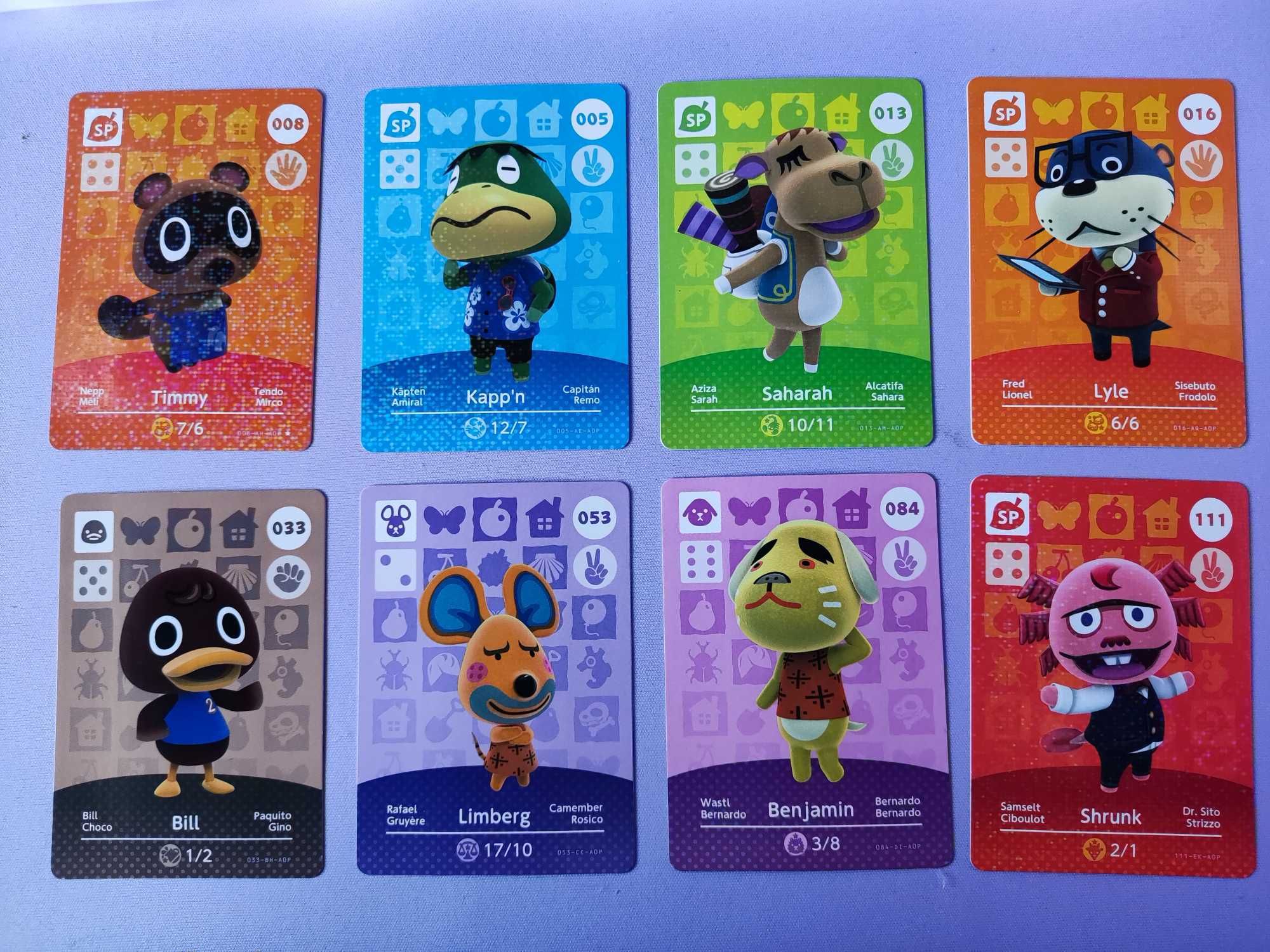 Cartas Animal Crossing [Venda/Troca)