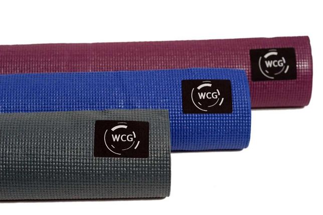Килимок для йоги та фітнесу (йога мат) WCG M6 (3 кольори) + ЧОХОЛ