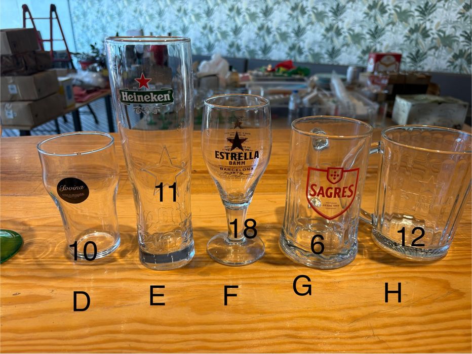 Ofertas de 1 euro! Talheres, Pratos, Copos