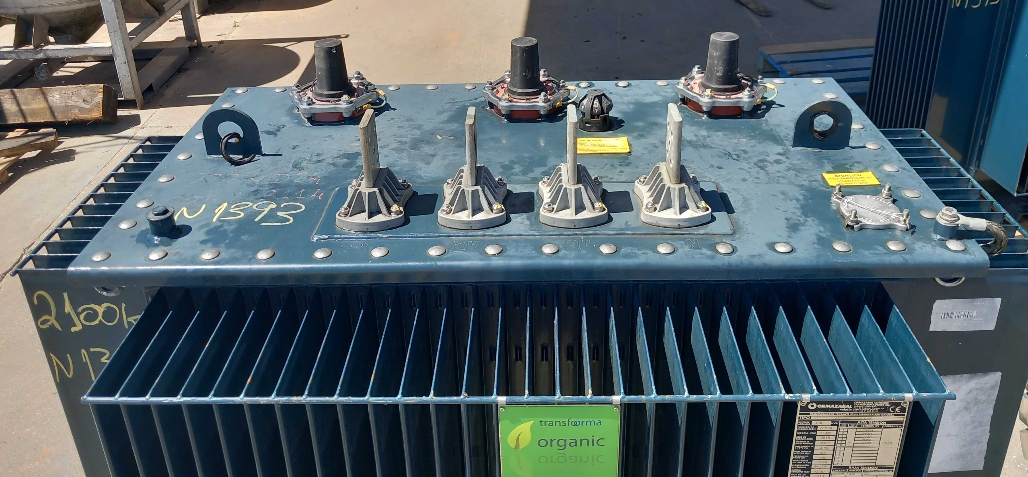 Transformador ORMAZABAL de 630 Kva #1393