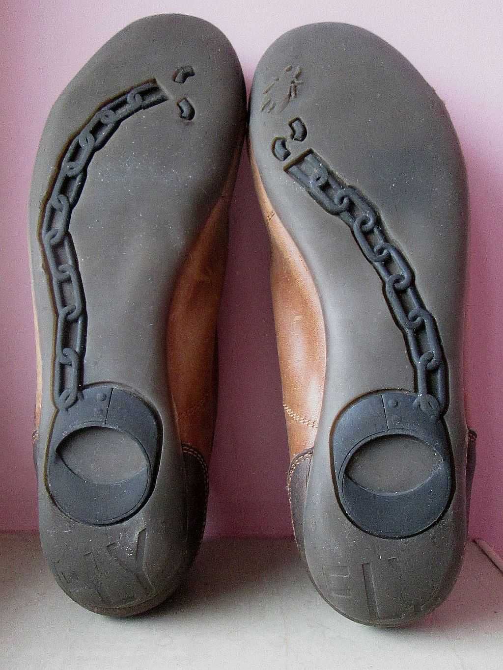 Jak Nowe Stylowe Skórzane Buty FLY LONDON LEATHER 44 Sneakersy Skóra