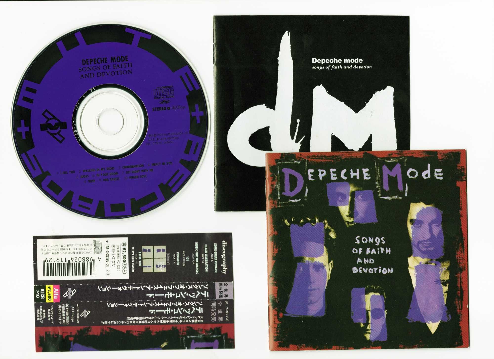 Depeche Mode Songs Of Faith And Devotion 1press 1993 CD Japan