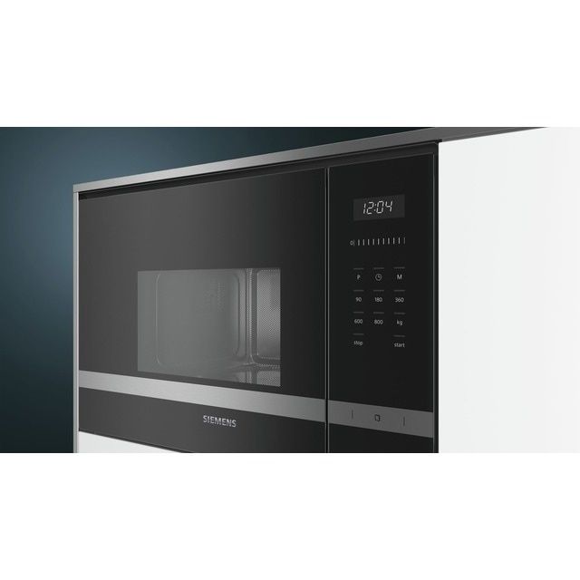 Micro-ondas de Encastre Siemens iQ500 BF525LMS0 800W 20 Litros Inox