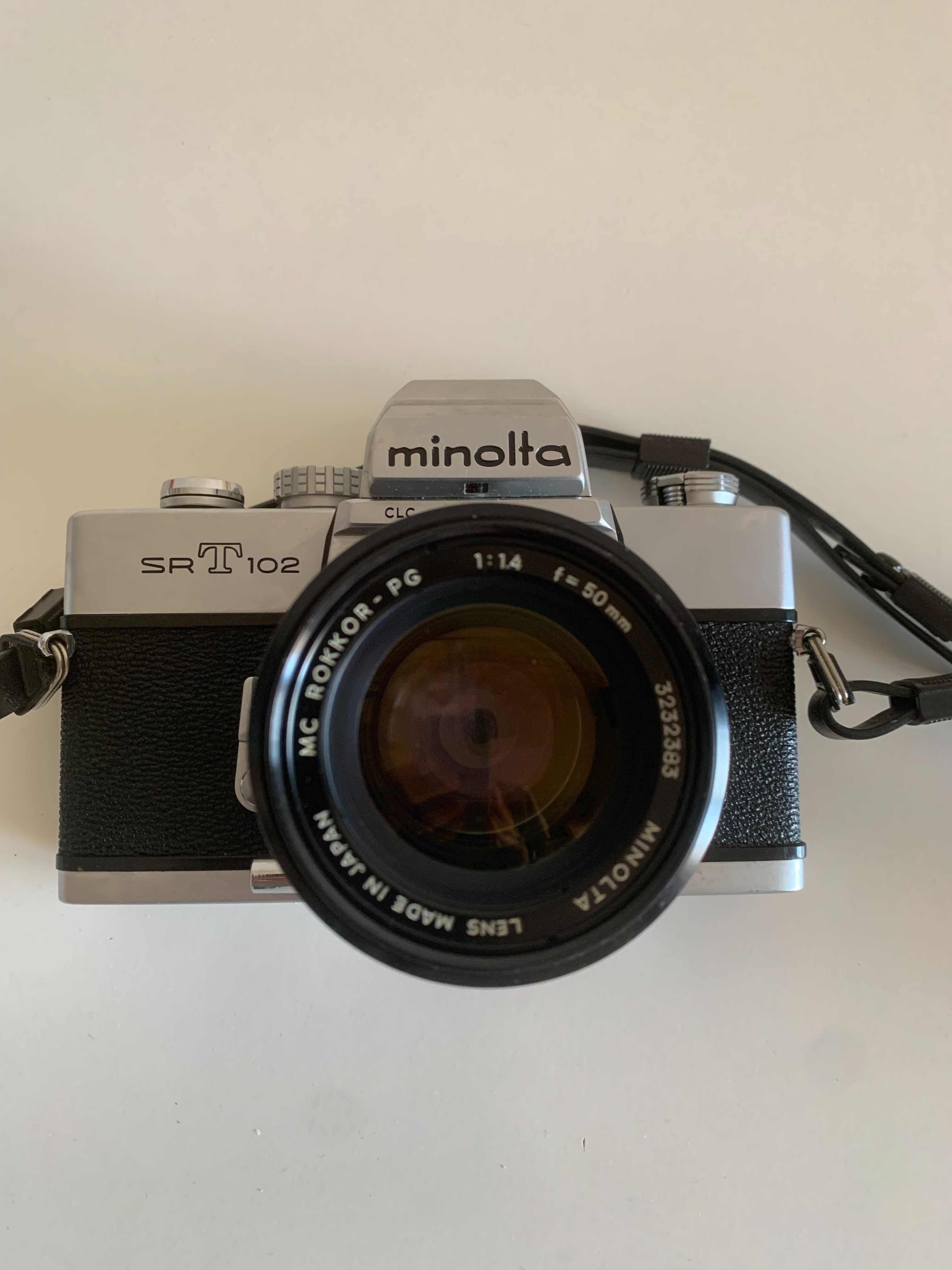 Minolta SR-T102 c/ lente