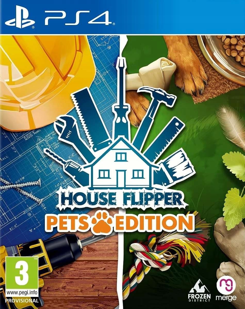 House Flipper Pets Edition PS4 PS5 Przygarnij zwierzęta psy koty