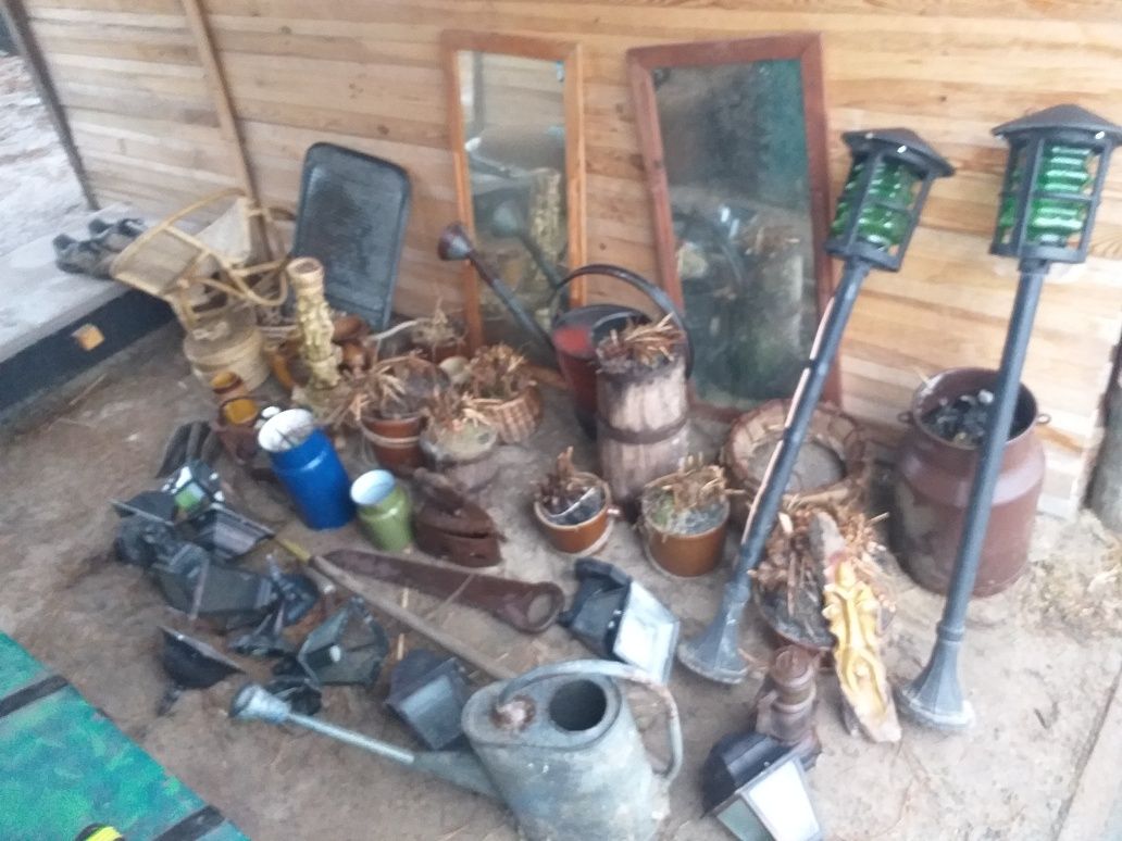 Staropolska graty dzbany Konefka lampy  ozdoby lustra