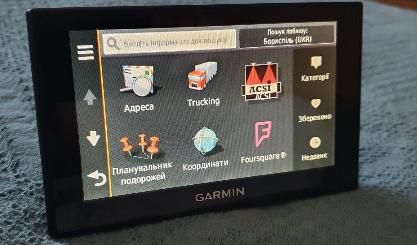 Garmin Dezl 570 (5") TRUCK.  Навігатор для Вантажівки.