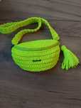 Nerka neonowa żółta handmade