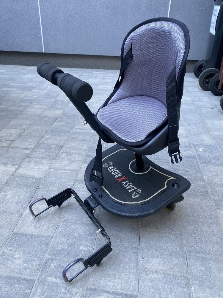 Dostawka do wózka z fotelikiem X RIDER 2w1-kołaLED
