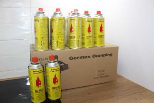 Gaz nabój kartusz German camping Karton 400ml x28 do kuchenki palnika!