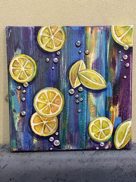 Картина «Смак нової енергії»», акрил, 30х30