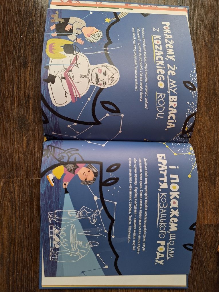 Mała książka o Wielkiej Ukrainie z tekstem hymnu narodowego