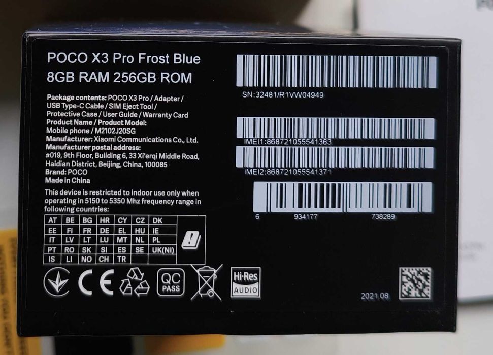 Smartfon POCO X3 PRO 8/256GB stan: 9,5/10 JAK NOWY -70% Spotify GRATIS