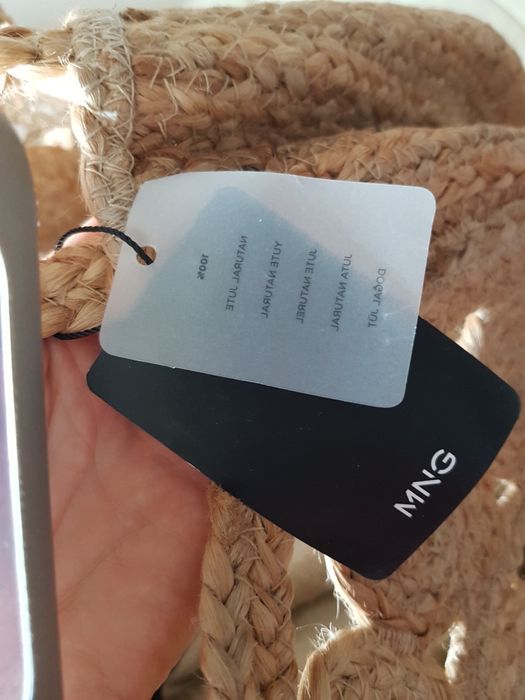 Torba mango# kosz# koszyk# juta duży# nowa metki