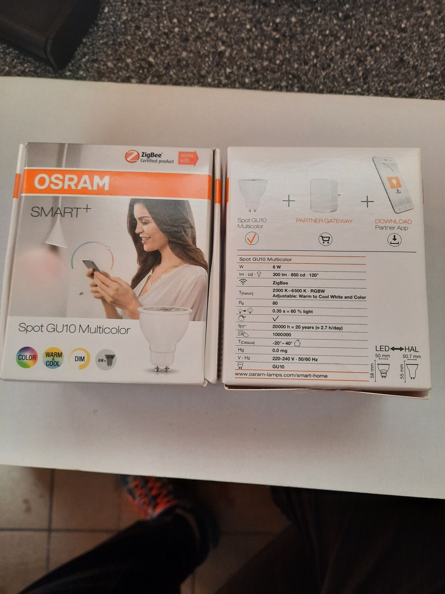 Osram smart spot gu10 multicolor
