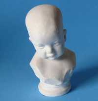 Escultura em Gesso Busto de Bébé Cabeça de Menino por TEIXEIRA LOPES
