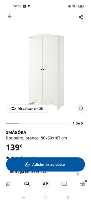 Roupeiro infantil ikea smagora