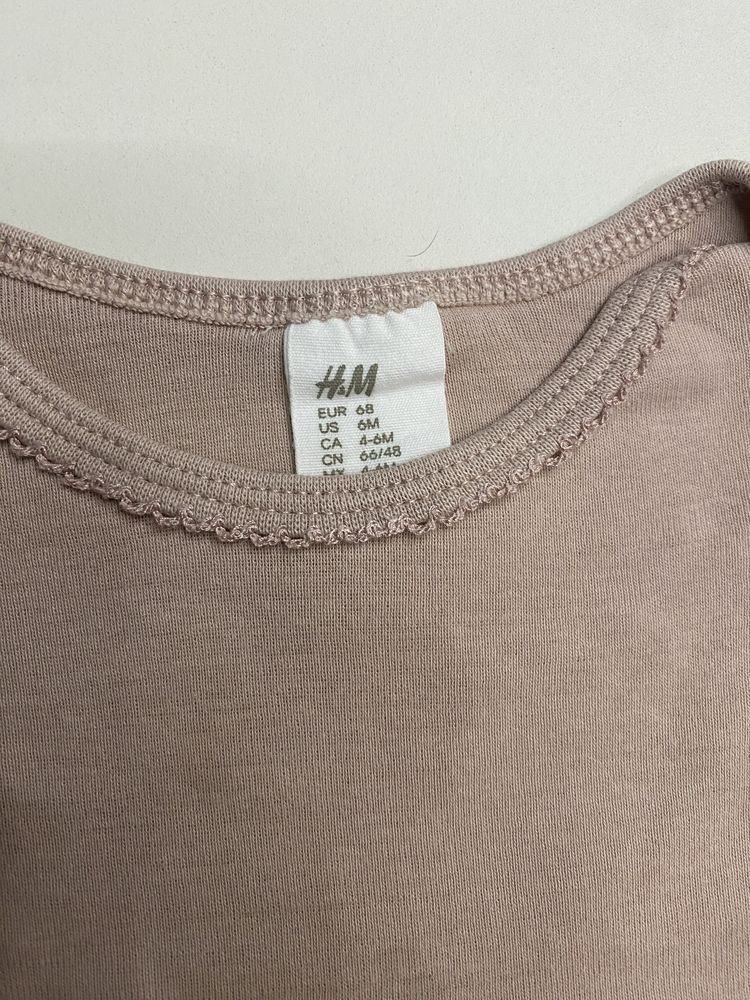 Paczka / zestaw H&M roz. 68 5 szt body, bluzeczka, kapelusz Zara