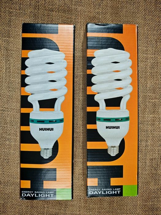 2 x żarówki fotograficzne 85W/400W E27 6400K