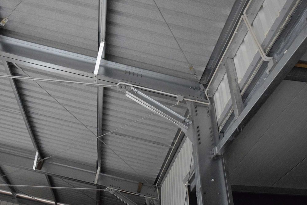 Hala stalowa konstrukcja 18m x 50m x 5m Ocynk