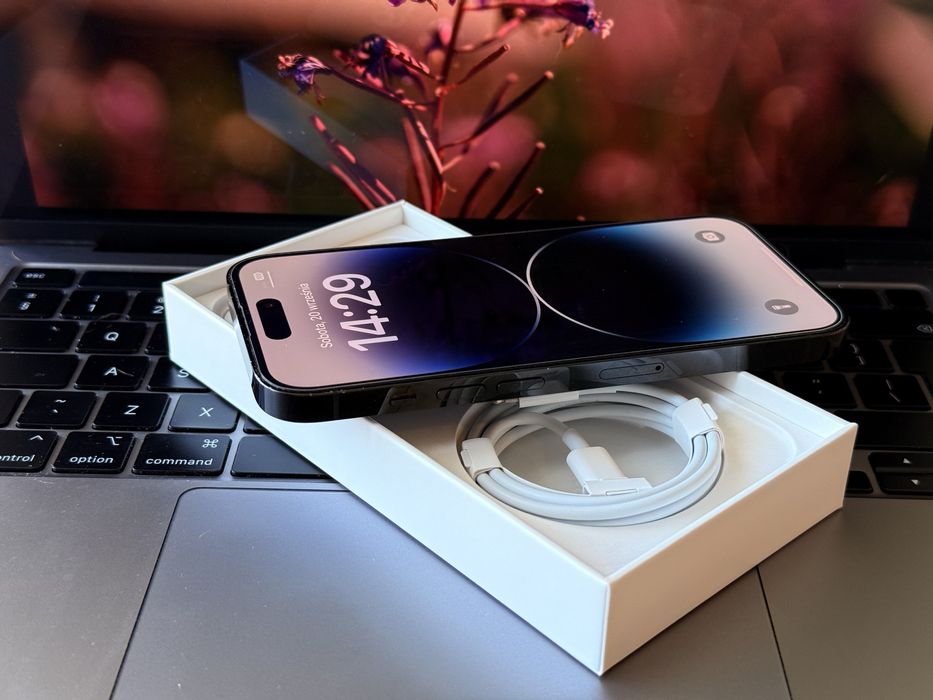 iPhone 14 Pro 128GB | NOWA ORYGINALNA BATERIA 100% | PL Dystrybucja |
