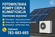 Fotowoltaika, Pompy Ciepła, Klimatyzacja – Darmowa wycena!