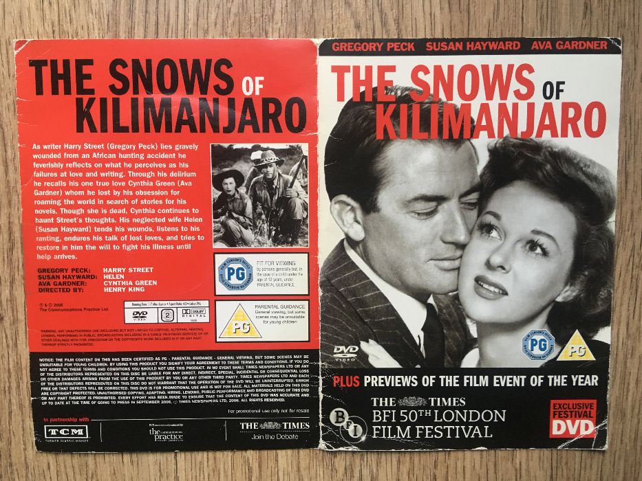 Śniegi Kilimandżaro Snows of Kilimanjaro Film [1952] Gregory Peck