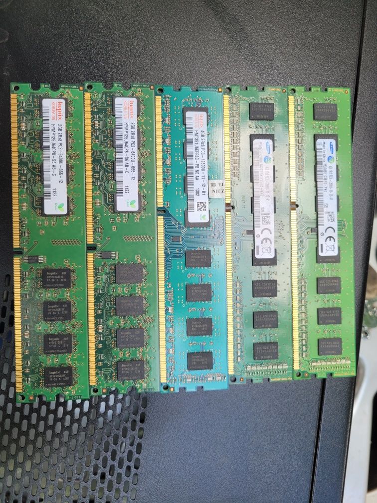 5 szt. Pamięć RAM DDR3  2RX8 12800U