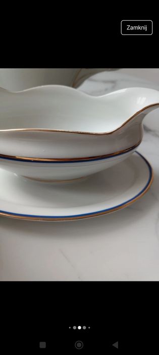 Serwis obiadowy na 9 osob