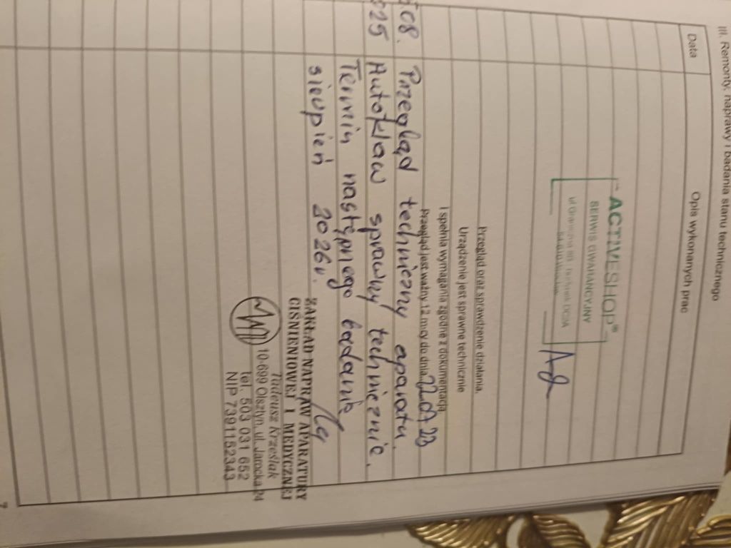 Autoklaw LAFOMED klasa B - przegląd do 08/2026 - stan bdb!