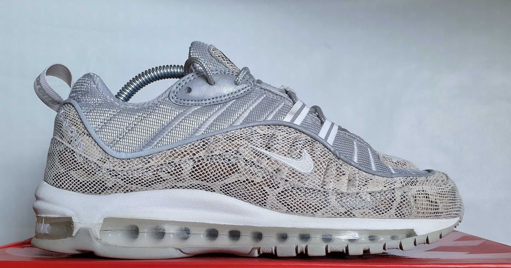 Nike Air Max 98 x Supreme Snakeskin 2015 8US/26CM/41EUR