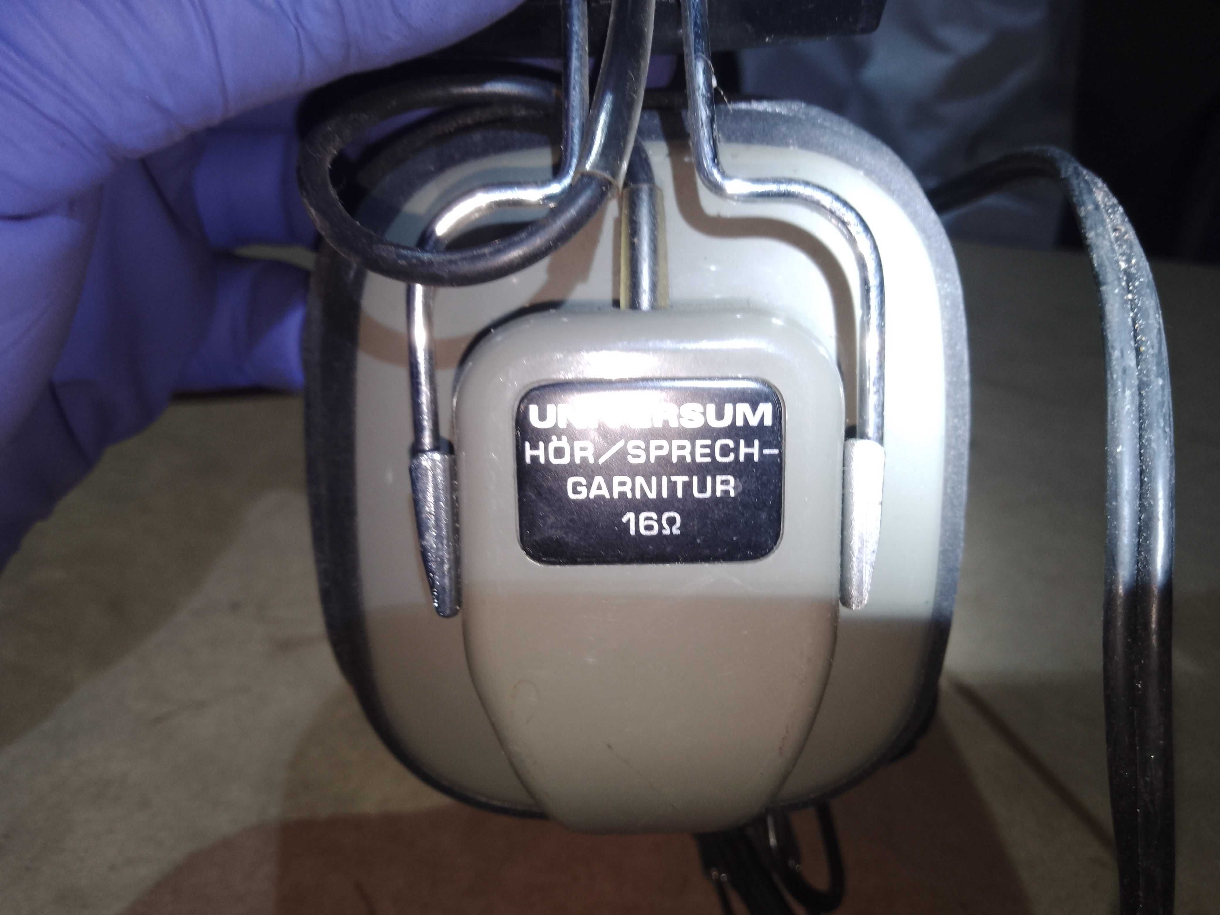 Słuchawki nauszne UNIVERSUM hor/sprech - garnitur 16 ohm mikrofon 50 o