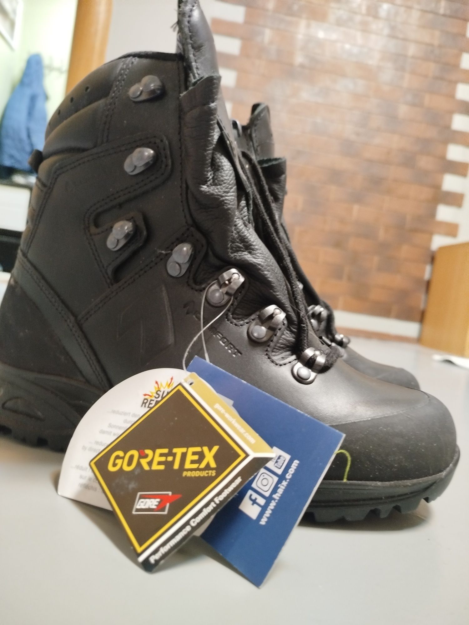Черевики Haix Commander GTX - Black. Берці шкіряні. Розмір 40. 
Перейт