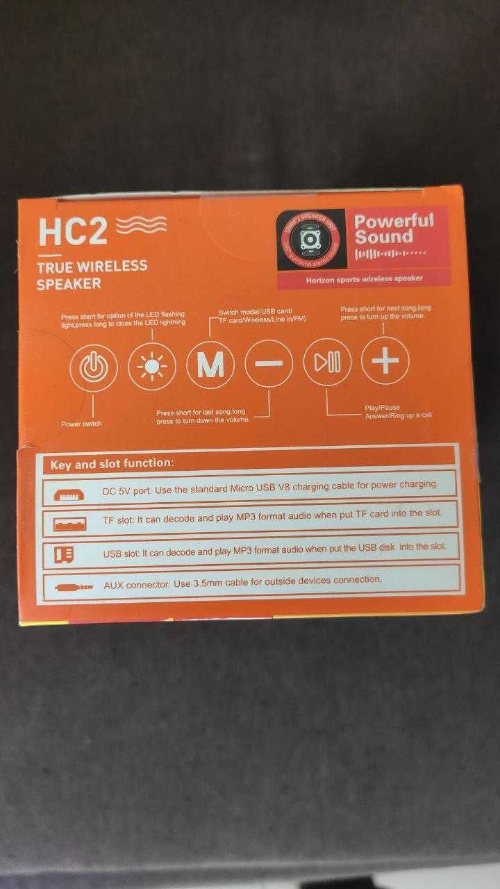 Портативная Bluetooth-колонка Hoco HC2 Xpress sports BT speaker Black