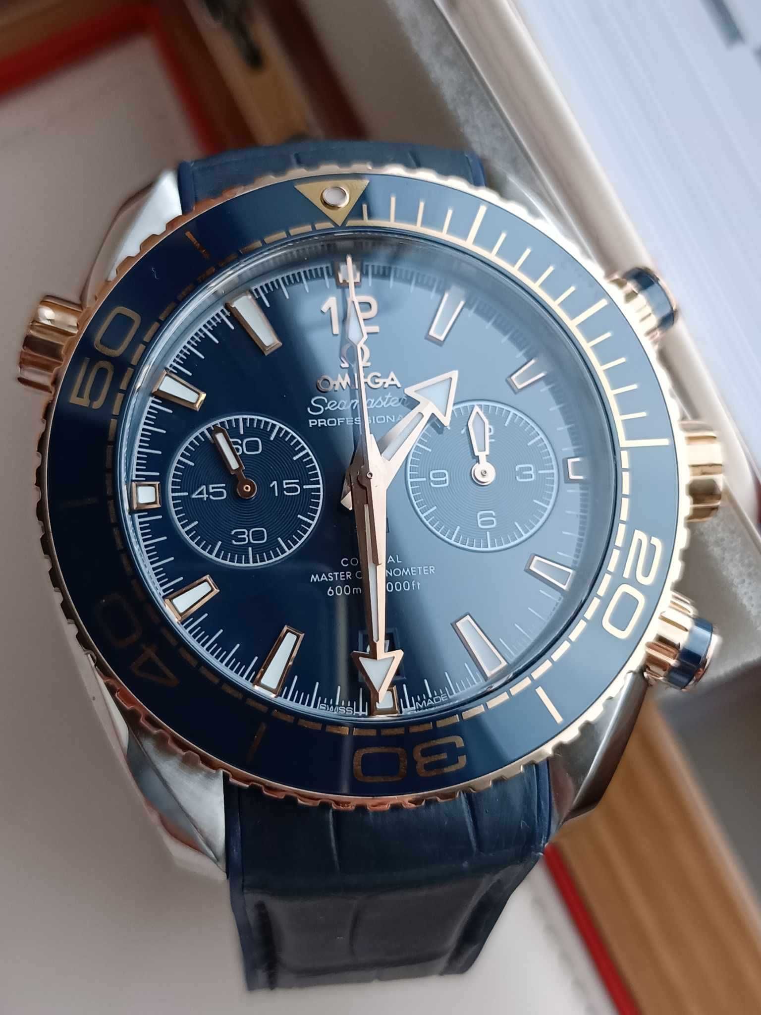 Omega Seamaster Planet Ocean Chronograph 45.5mm Steel/Sedna Gold 2024r