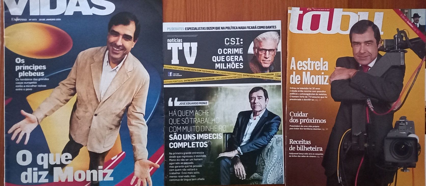 José Eduardo Moniz 2001 a 2014 três revistas e conteúdos