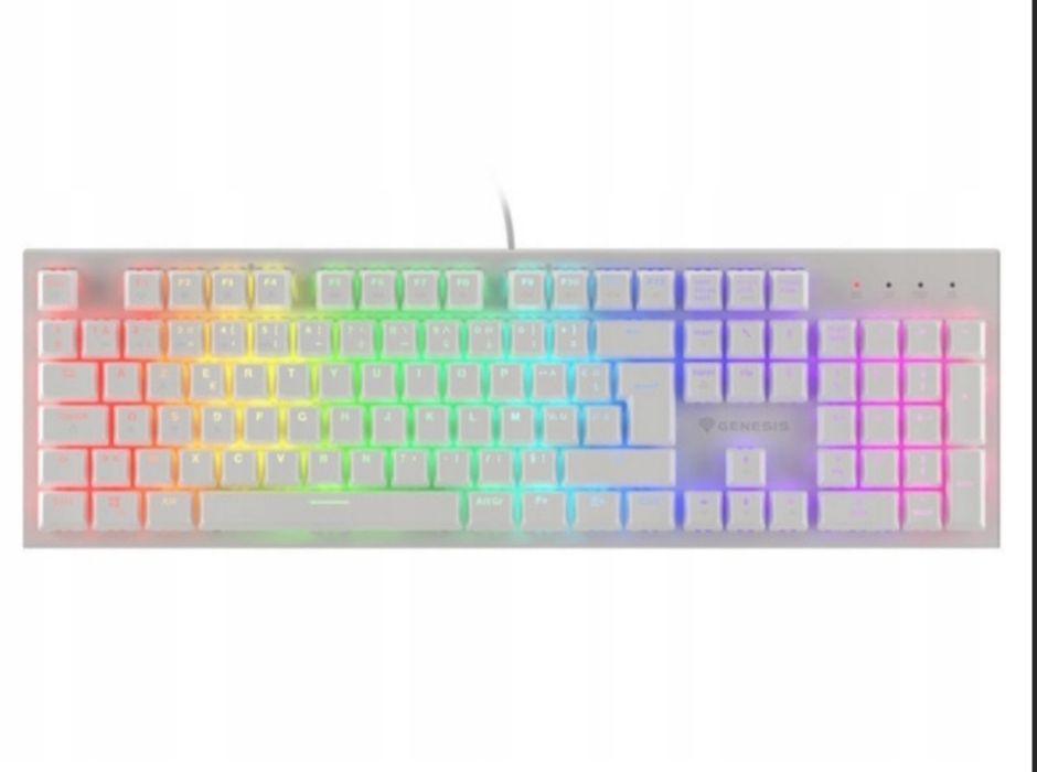 Klawiatura dla graczy Genesis Thor  303 WHITE FR PO
